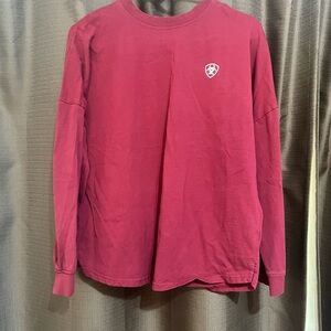 Ariat Maroon Long Sleeve Tee